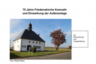 Bildausschnitt zur 70 Jahre-Feier der Friedenskirche Kemnath am 28. April 2024