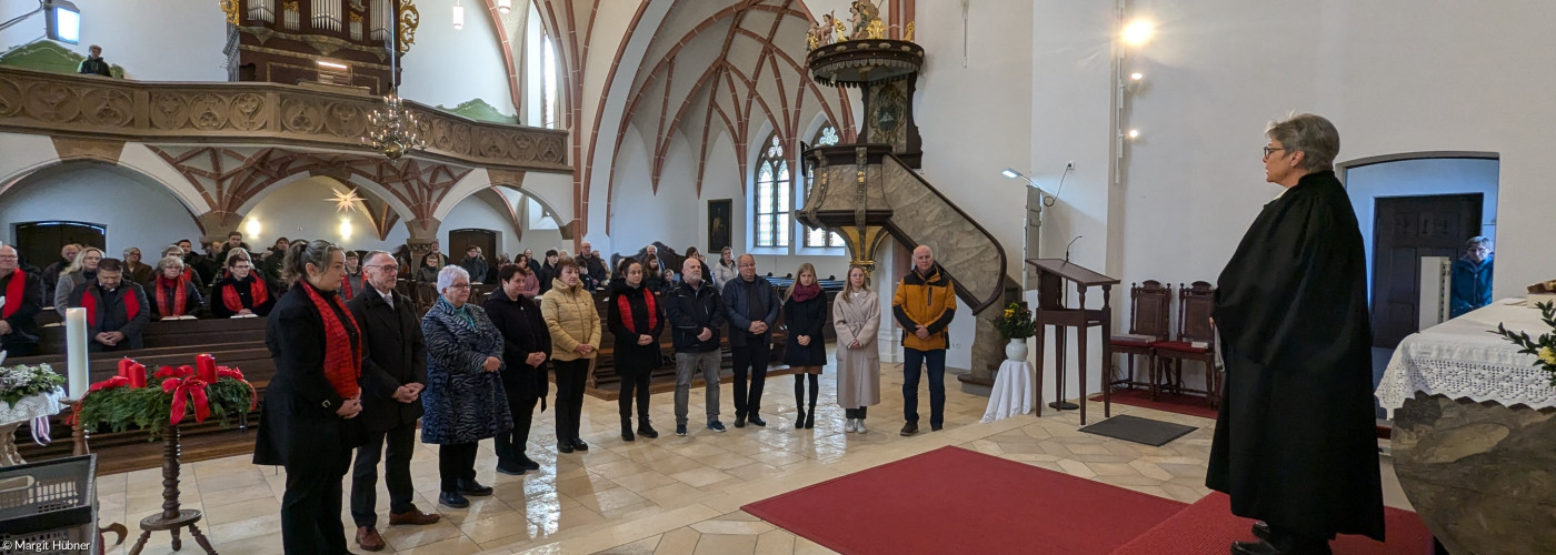 Das neue Gremium mit dem gewählten, berufenen, erweitertem Kirchenvorstand