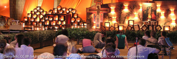 Taizégebet in Taizé