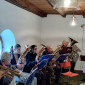 70 Jahre Friedenskirche – Posaunenchor Wirbenz auf der Empore