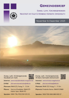 Gemeindebrief November/Dezember 2025 (Titelblatt)