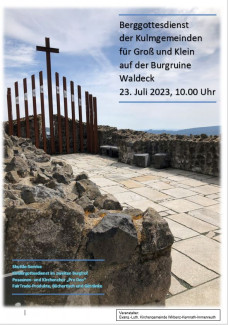 Berggottesdienst Burgruine Waldeck 2023