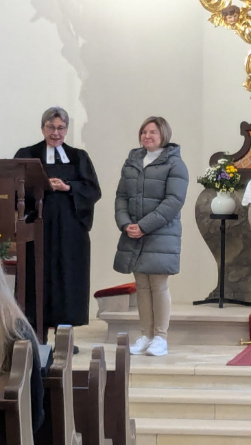 Neue Pfarramtssekretärin, Frau Maria Busch