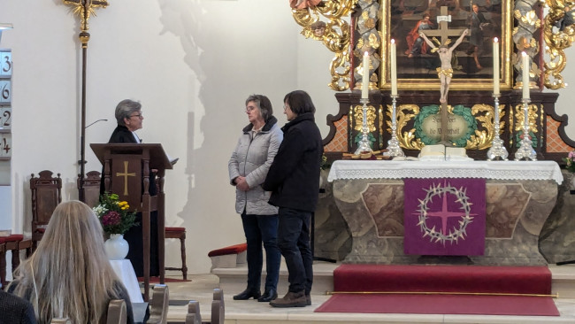 Langjährige Mitarbeiter, Frau Regina Kraitzek und Robet Baier