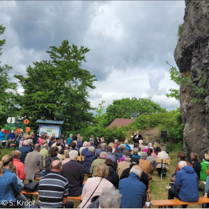 Freiluftgottesdienst am kleinen Kulm