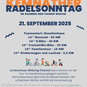 Plakat zum Kemnather Radelsonntag am 21.9.2025 (JPG)