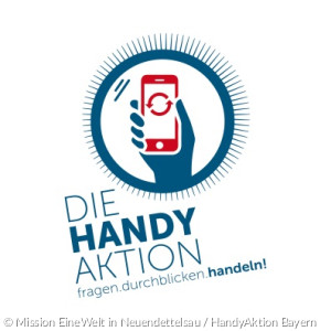 Logo der Handyaktion Bayern (Mission EineWelt)