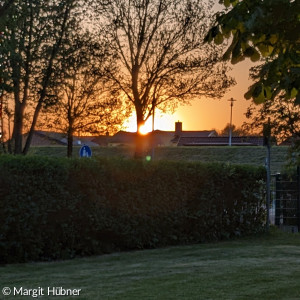 Sonnenuntergang in Büsum
